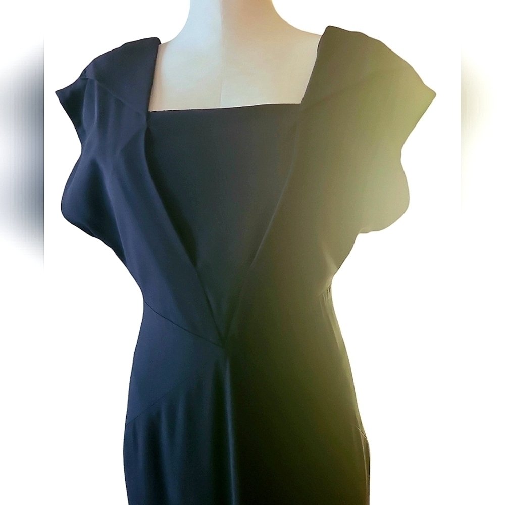 NWOT Zac Posen Black Silk Dress - Picture 2 of 6
